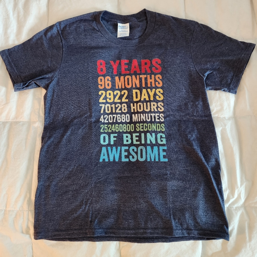 8 year old Birthday tshirt